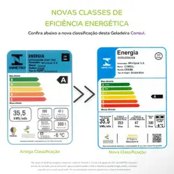 Geladeira Consul Frost Free 300 litros Branca com Freezer Supercapacidade - CRB36AB 220V