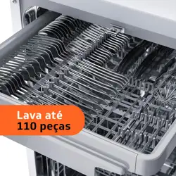 Lava-Louças 10 Serviços Brastemp Cor Inox com Ciclo Pesado   - BLF10BR 220V