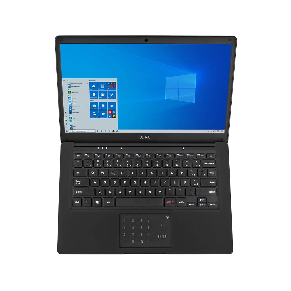 Notebook Ultra, com Windows 10, Intel Pentium, 4GB 120GB SSD + Tecla Netflix, 14.1 Pol, Preto - UB320OUT [Reembalado] UB320OUT