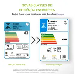 Freezer Horizontal Consul 2 portas 534L - CHB53EB 220V