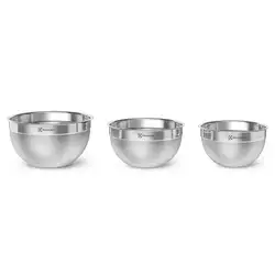 Conjunto de Bowls Tigelas de Inox com Tampa Plástica - Electrolux