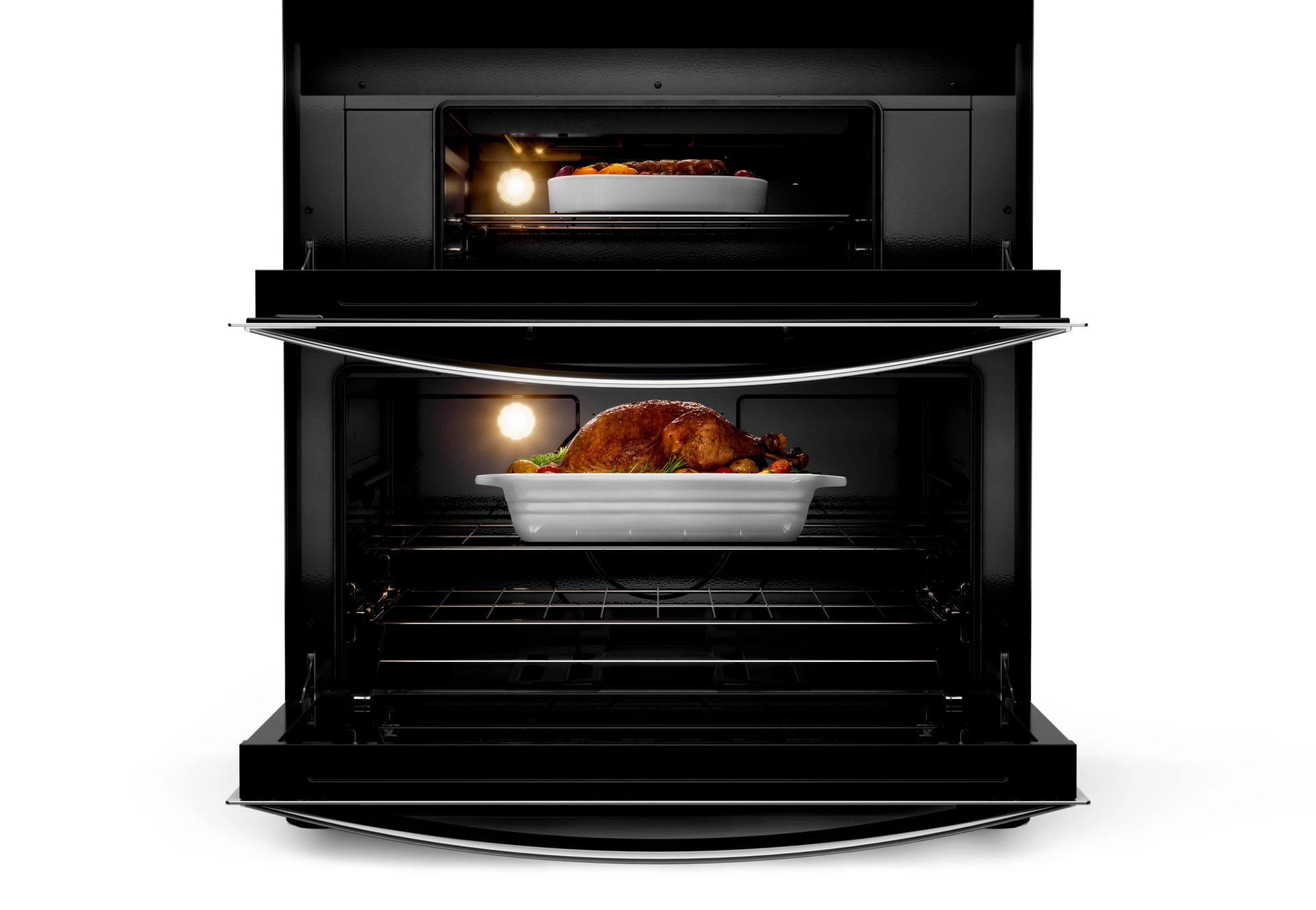 Fogão Brastemp 5 Bocas Duplo Forno Cor Inox Com Botões Removíveis E Exclusivo Aro Protetor   - BFD5NCR 220V