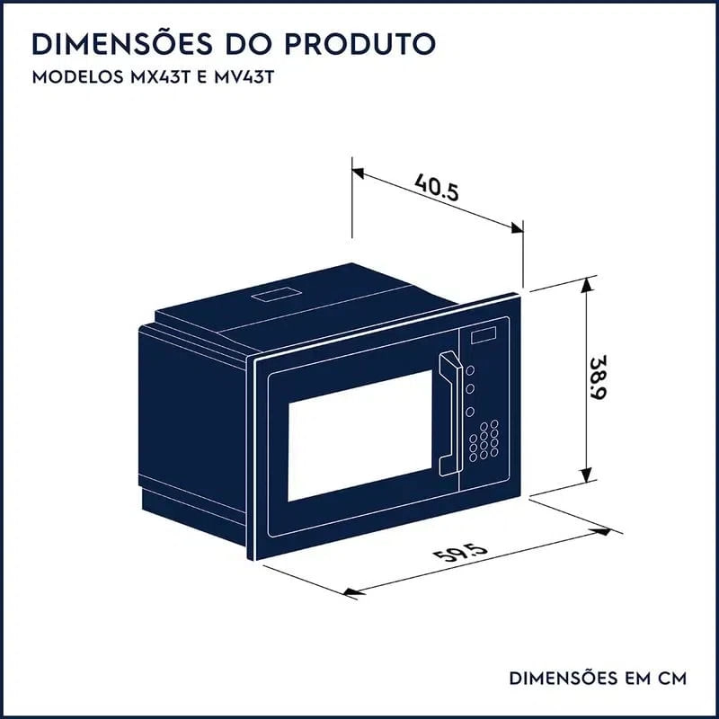 Micro-Ondas Electrolux 34L Preto Pro Series (MV43T) 220V