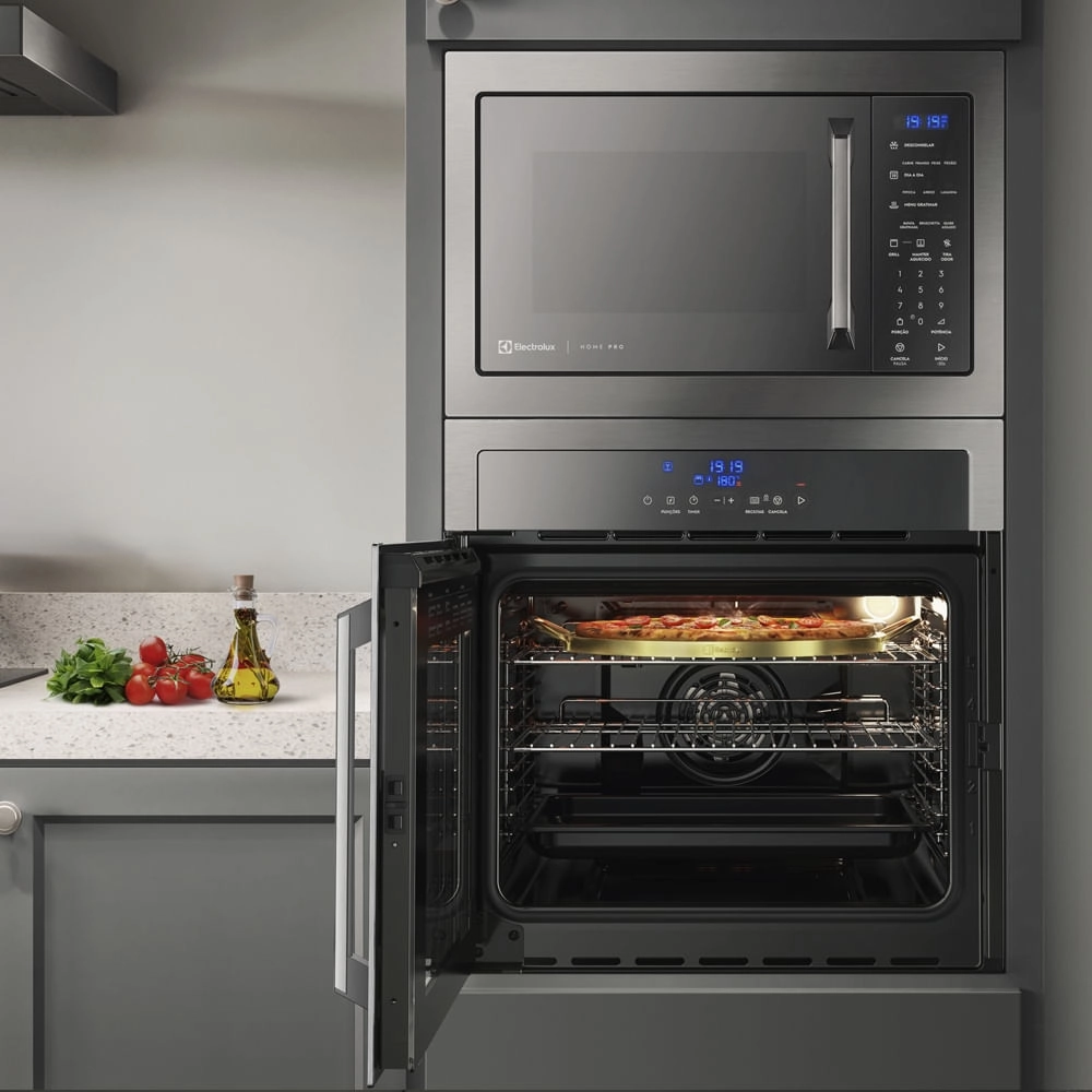 Forno Elétrico Electrolux 80L Inox Home Pro (OE9XT) 220V