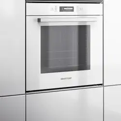 Forno de embutir elétrico Brastemp Vitreous 67 litros Branco com função ar forçado e painel touch - GOC60AB 220V