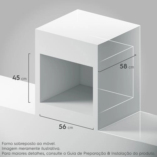 Forno de Embutir Elétrico Electrolux 50L Efficient com PerfectCook360 (OE4EH) 220V