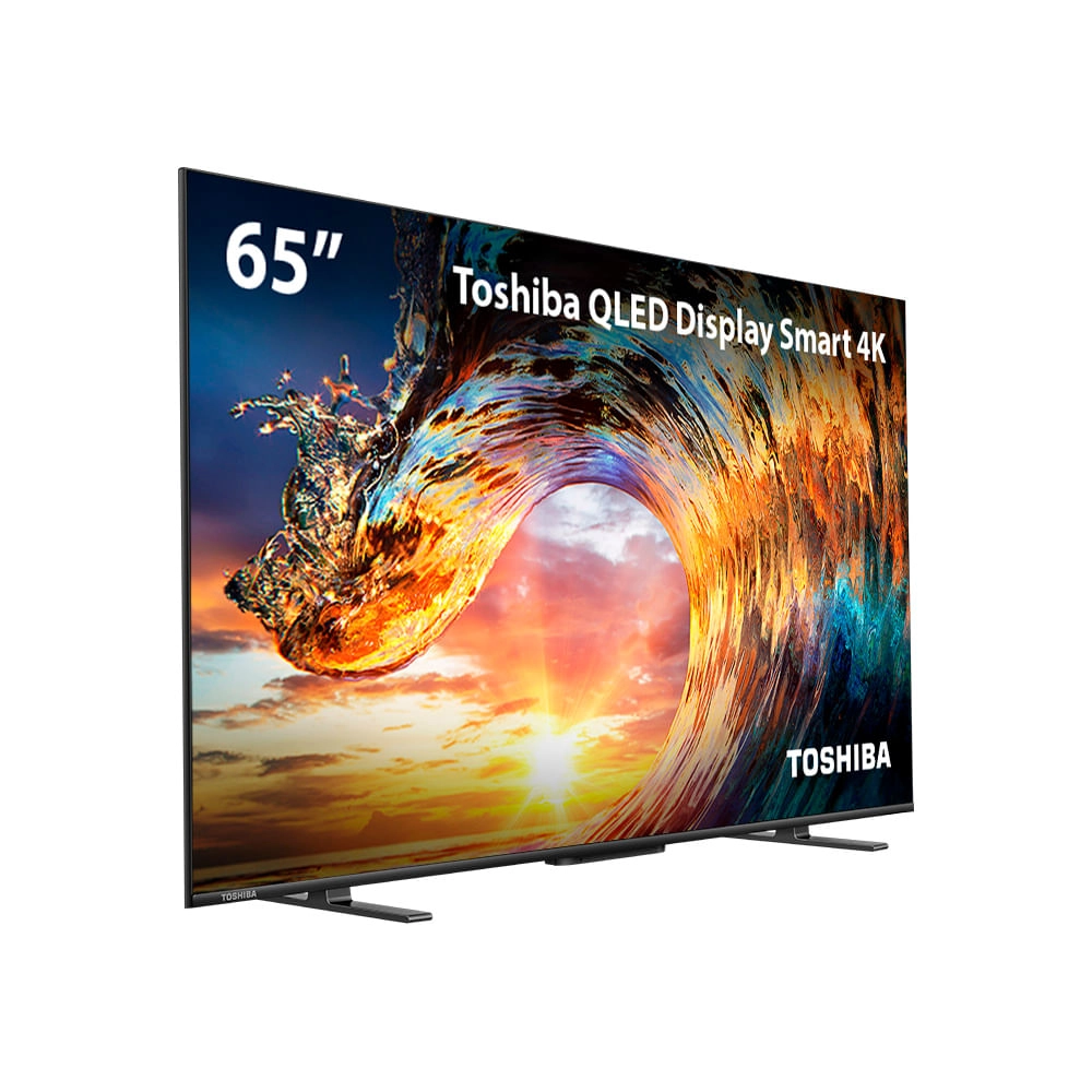 Combo Casa - Smart TV QLED 65'' 4K Toshiba e Roteador Mesh Cosmo Ac1200 Multi - RE0100K RE0100K