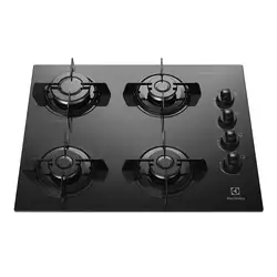 Cooktop 4 Bocas Electrolux KE4GP Preto Bivolt