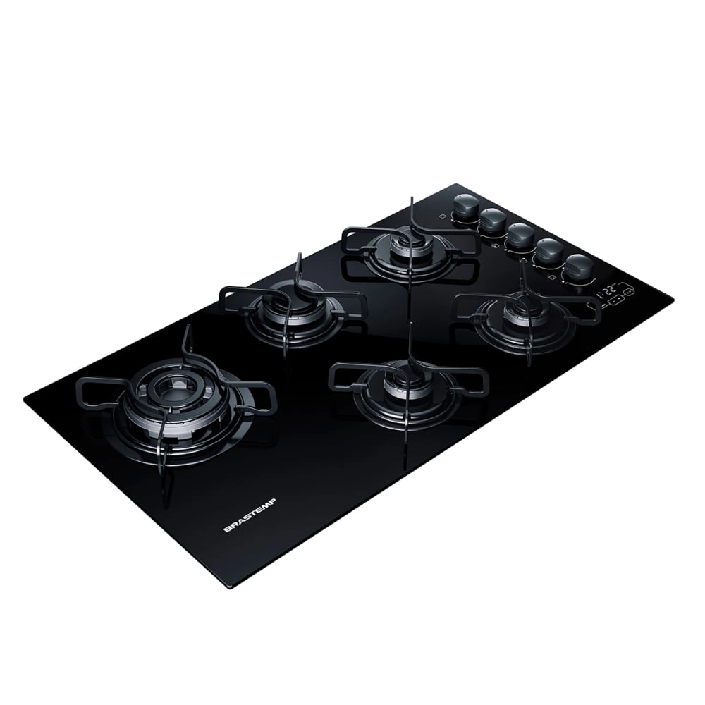 Cooktop 5 bocas Brastemp com quadrichama e timer touch - BDT85AE BIVOLT