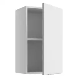 Armário Aéreo Madesa Stella 40 cm 1 Porta - Branco Cor:Branco