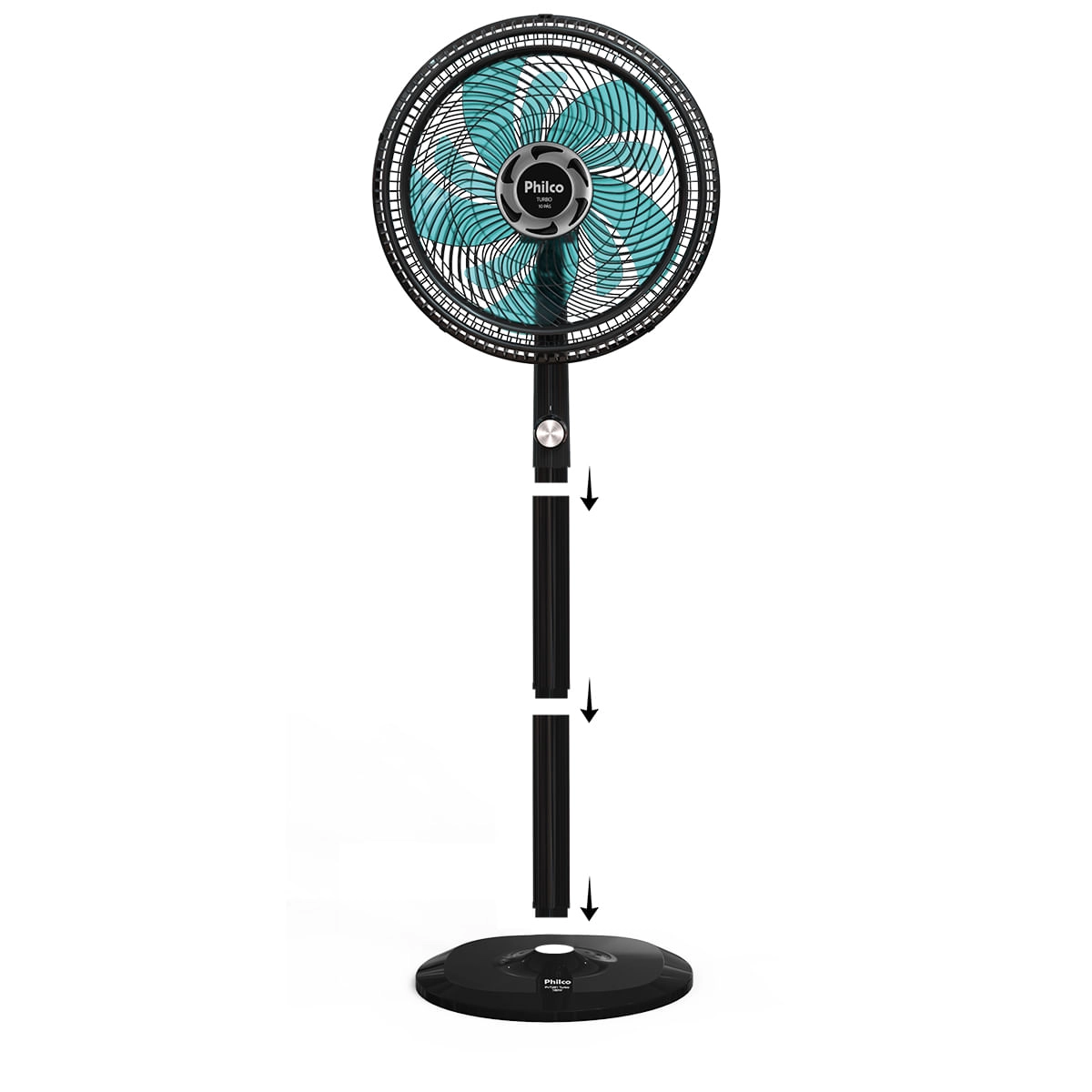 Ventilador Philco PVC491PA 10 Pás Turbo 2 em 1  165W 220V