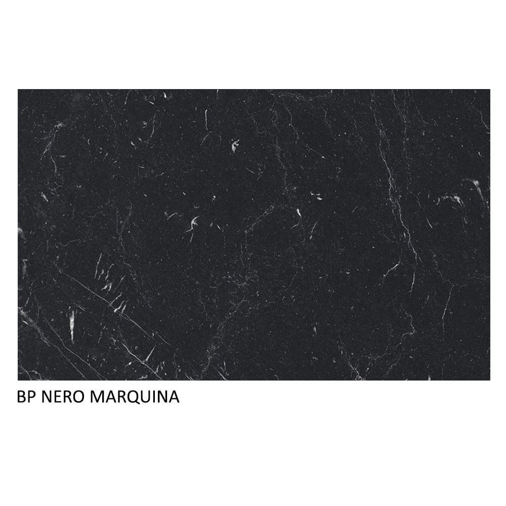 Mesa de Escritório Industrial Preta 120cm Nero Marquina Madesa Cor: Nero Marquina