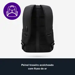 Combo Office - Mochila Targus Legend IQ 16 e Earphone TWS Pulse Drop Preto - TSB705K TSB705K