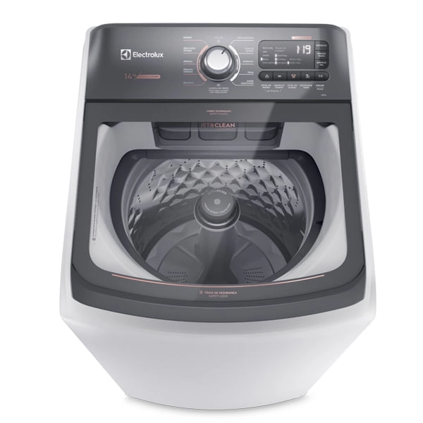 Máquina de Lavar 14kg Electrolux Premium Care com Cesto Inox, Jet&clean e Time Control (LEC14) 220V