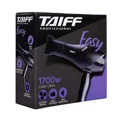 Secador de Cabelo Taiff Easy 1700W 2 Temperaturas e 2 elocidades 220V