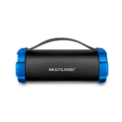 Caixa De Som Portátil Bazooka com Bluetooth, USB, Micro SD (Adaptador Não Incluso) 50W  Multilaser - SP350 SP350