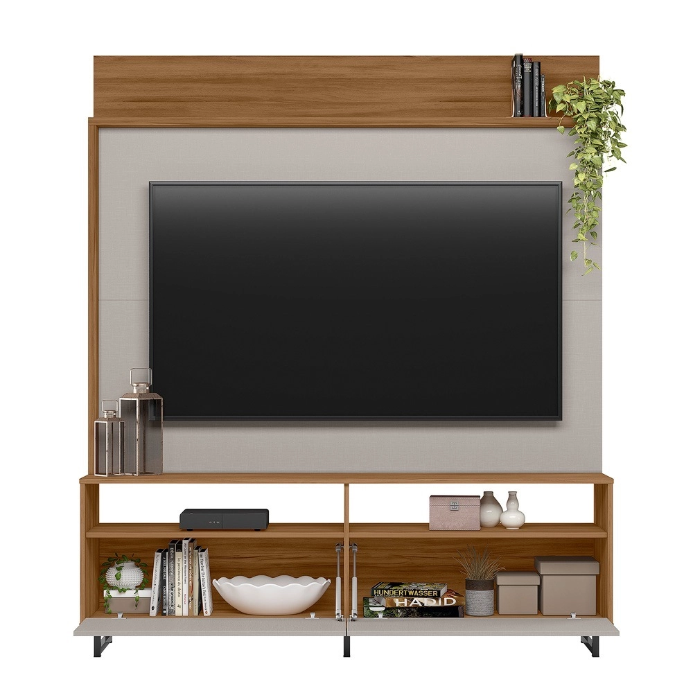 Estante Home 1.60M Para Tv Até 50 NT1300 Freijo Trend/Off White A185XL160XP36 53KG Notável