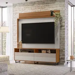 Estante Home 1.60M Para Tv Até 50 NT1300 Freijo Trend/Off White A185XL160XP36 53KG Notável