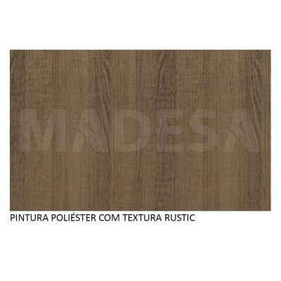 Quarto Completo com Guarda Roupa Luke e Cabeceira com 2 Mesas de Cabeceira Madesa Rustic Cor:Rustic