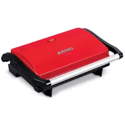 Sanduicheira Grill Arno Uno GUNO 760W Vermelha 220V