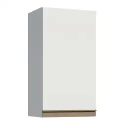 Armário Aéreo Madesa Reims 35 cm 1 Porta Branco Cor:Branco