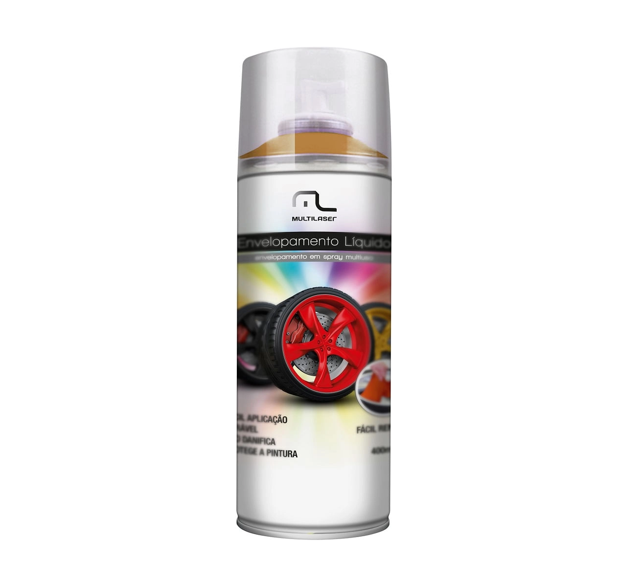 Spray de Envelopamento Multilaser Liquido Dourado 400ml - AU422 AU422