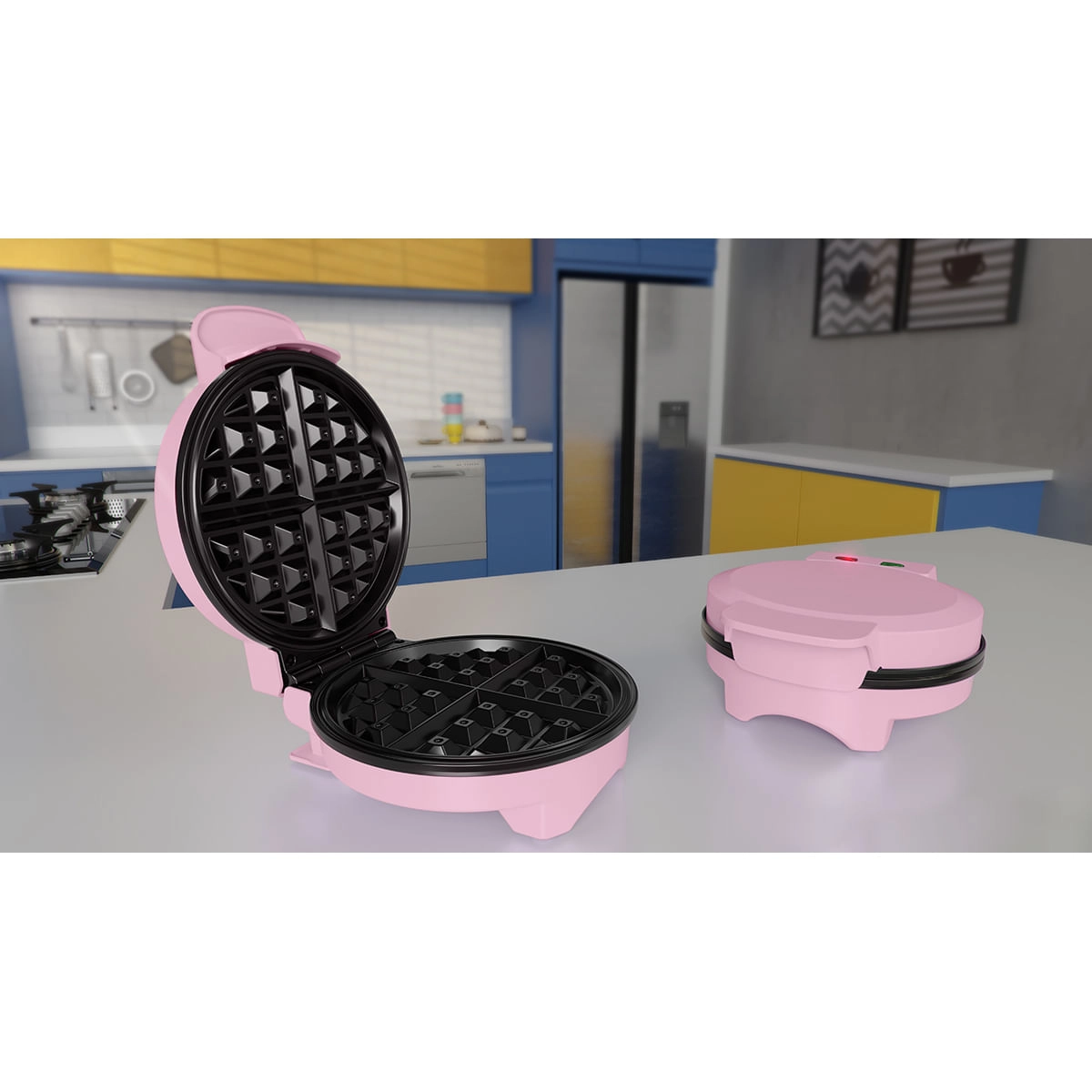 Waffle Maker Britânia BWM05RS Antiaderente 850W 220V