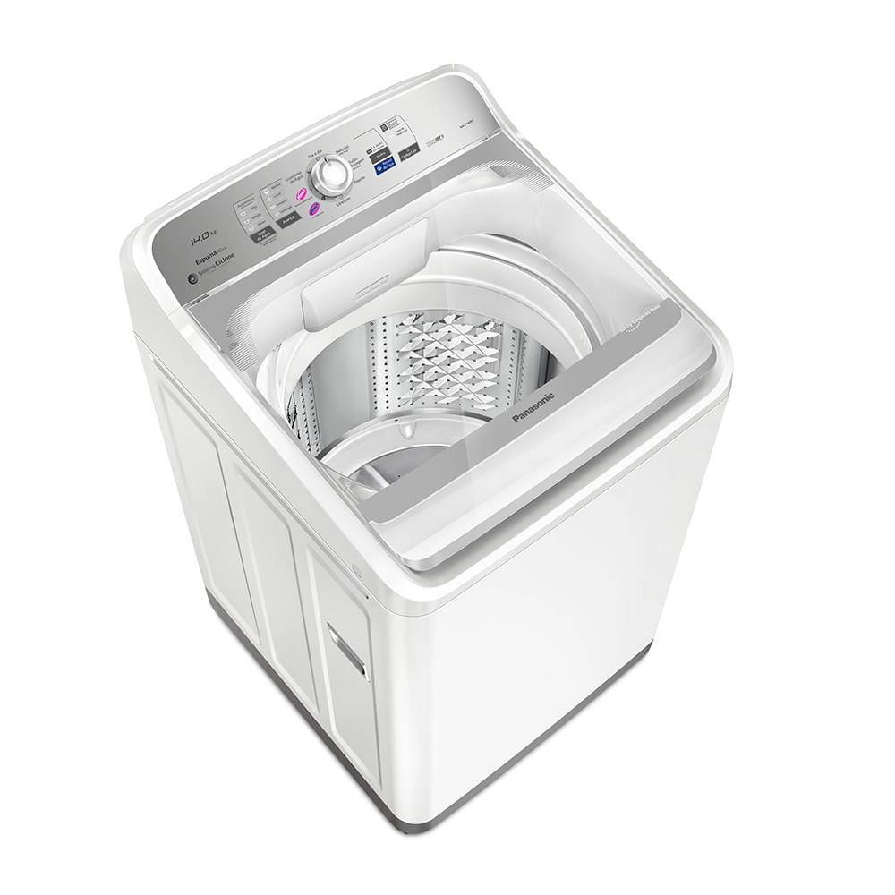 Máquina de Lavar Panasonic função Vanish Branco mais Branco 14kg Branca - NA-F140B1W 220v