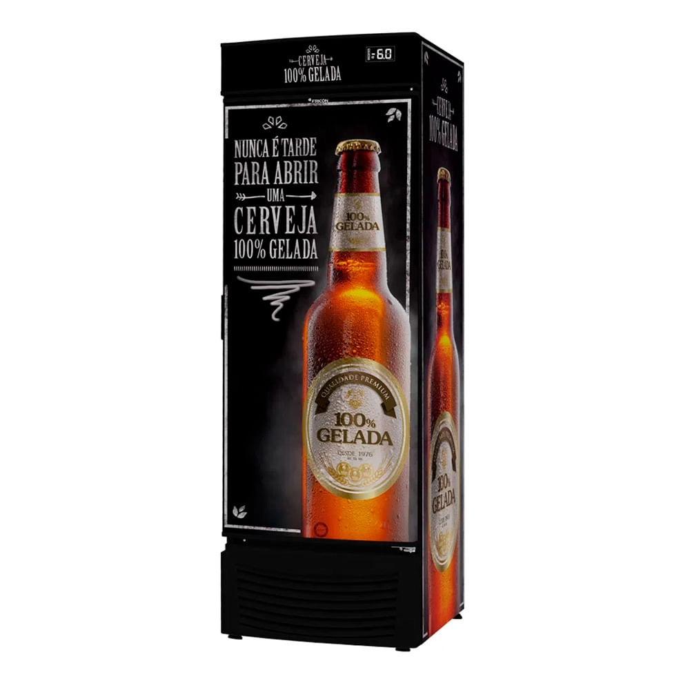 Cervejeira Porta Cega 431 Litros Fricon VCFC431-2C000 Preto 220V