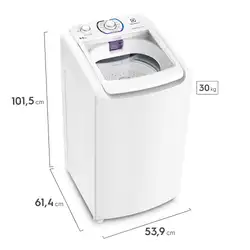 Máquina de Lavar 8,5kg Electrolux Essential Care com Diluição Inteligente e Filtro Fiapos (LES09) 220V