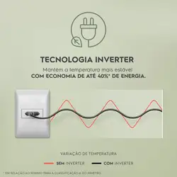 Geladeira Electrolux Inverse Inverter com Fresh&Flex 488L Inox Look (IB55S) 220V