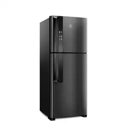 Geladeira Electrolux Top Freezer Frost Free 431 Litros Efficient Black Inox Look com Tecnologia Autosense (IF55B) 220V