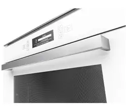 Forno de embutir elétrico Brastemp Vitreous 67 litros Branco com função ar forçado e painel touch - GOC60AB 220V