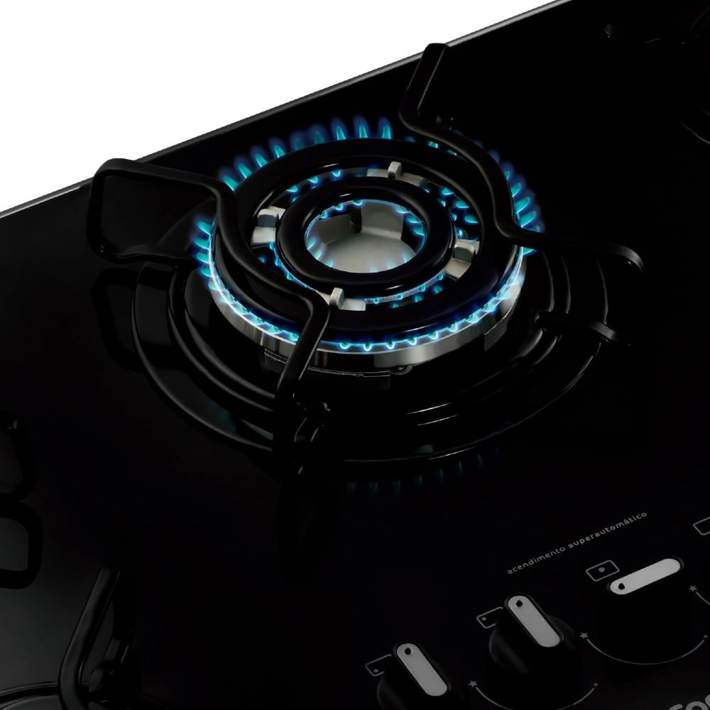 Cooktop 5 bocas Consul com quadrichama e acendimento automático - CDD75AE BIVOLT