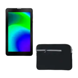 Combo de Case Neoprene Para Tablet Até 8 Pol + Tablet M7 (3g/32gb) Preto Multi - NB3602K NB3602K