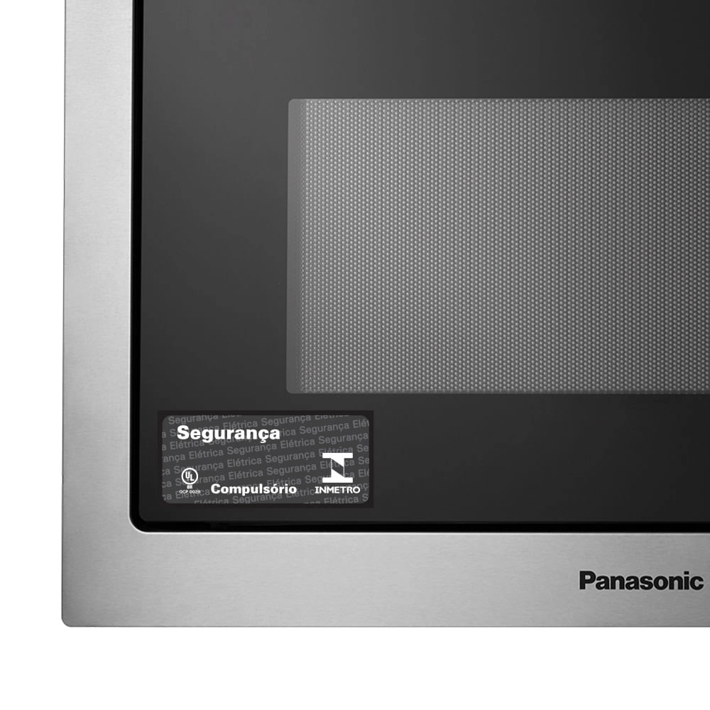 Microondas de Embutir Panasonic Painel Easy Touch 30L Full Inox - NN-GB68HSRUK 220v