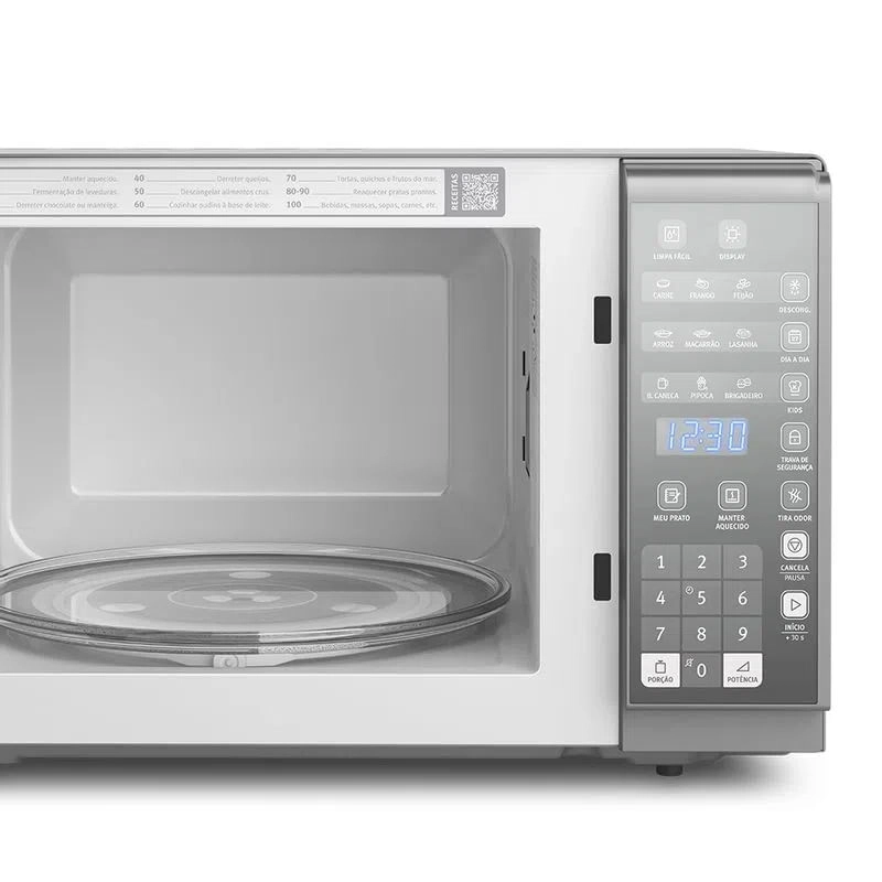 Micro-Ondas Electrolux Prata com Painel Integrado 31L (MI41S) 220V