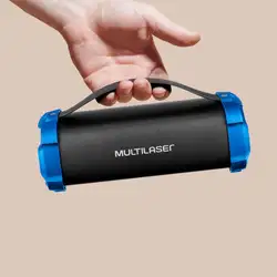 Caixa De Som Portátil Bazooka com Bluetooth, USB, Micro SD (Adaptador Não Incluso) 50W  Multilaser - SP350 SP350