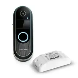 Combo Tech - Vídeo Porteiro Inteligente Wi-Fi e Acionador Inteligente para Portão Sem Fio Multilaser Liv - SE220K SE220K
