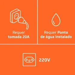 Lava-Louças 10 Serviços Brastemp Cor Inox com Ciclo Pesado   - BLF10BR 220V