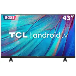 TV LED Smart 43 TCL S615 Full HD Com WI-FI e Bluetooth Integrados 2 HDMI 1 USB Chumbo Bivolt