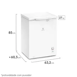 Freezer Horizontal Electrolux 143L (HE150) 220V