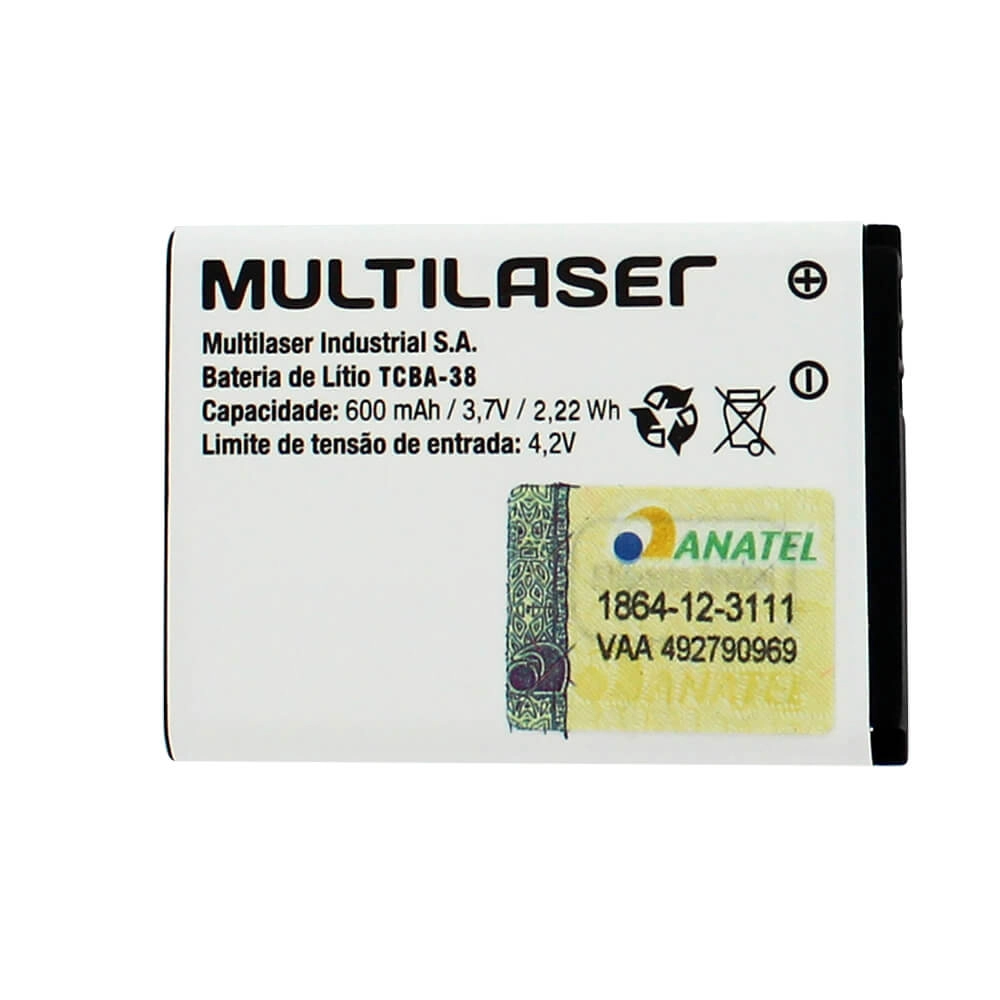 Bateria Multilaser Bl-5B para Celular Up2/3 (P3268/69/74/75) - PR069 PR069