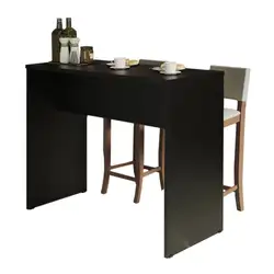 Bancada para Cozinha Reims Madesa 115 cm Preto Cor:Preto