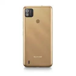 Combo Office - Smartphone Multilaser G 2 32GB 6.1 pol. Dual Chip Android 11 Dourado e Teclado Com Fio Slot Conexão USB Preto - P9155K P9155K