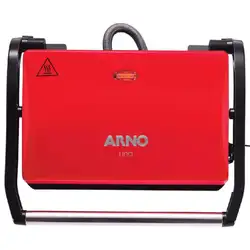 Sanduicheira Grill Arno Uno GUNO 760W Vermelha 220V