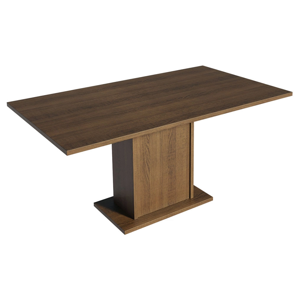 Mesa Madesa Retangular Tampo de Madeira 5275 Rustic Cor:Rustic