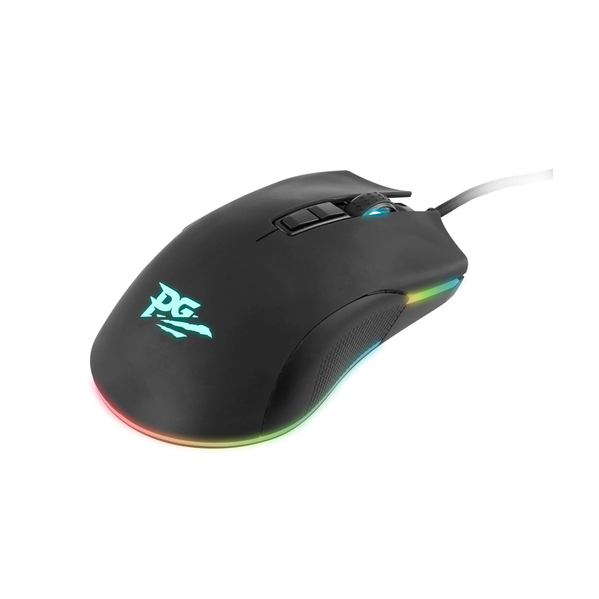 Mouse Gamer Philco PMS70 7 Botões Iluminação RGB 5000 DPI Bivolt