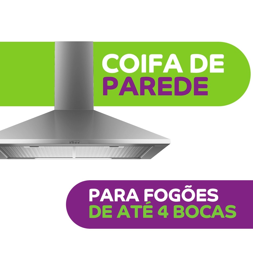 Coifa Parede Consul CA060BR  Inox 60cm 220v