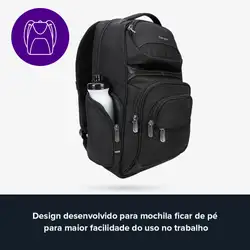 Combo Office - Mochila Targus Legend IQ 16 e Earphone TWS Pulse Drop Preto - TSB705K TSB705K